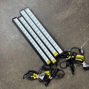 38W LED UV Blacklight Bar 385-400nm Stage Wash Light BT38C UVA Glow Party 4 Pack